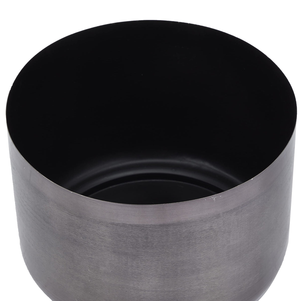 CosmoLiving by Cosmopolitan Metal Planter, Set of 3 9', 7', 6'H, Black