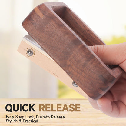 3Liangthings Solid American Black Walnut Picture Frame 5x7 4x6, Natural Wood Tabletop Photo Frame with Decorative Joinery Corners, Horizontal or Vertical Display (Walnut, For 5x7 / 4x6 Photo)