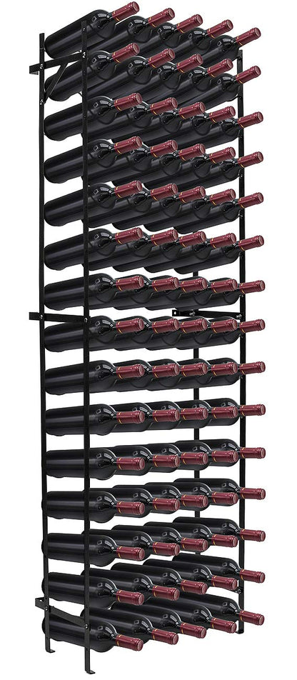 Sorbus Wine Rack Freestanding Floor - Wine Bottle Holder Holds 75 Bottles of Wine - 75 Bottle Capacity Wine Storage for Any Bar, Wine Cellar, Kitchen, Dining Room (New Improved Design)