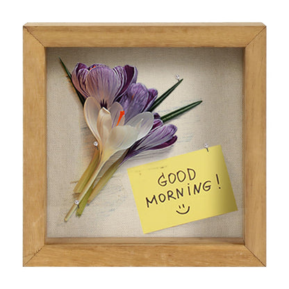 TJ.MOREE Shadow Box Frame 5 x 5 Shadowbox Display Case Picture Frame Memorabilia Wedding Bouquet Flowers Medals Military Photos Memory Box - Wood