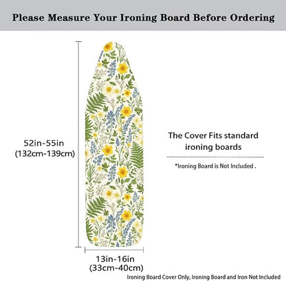 Leaves Flower Ironing Board Cover and Pad