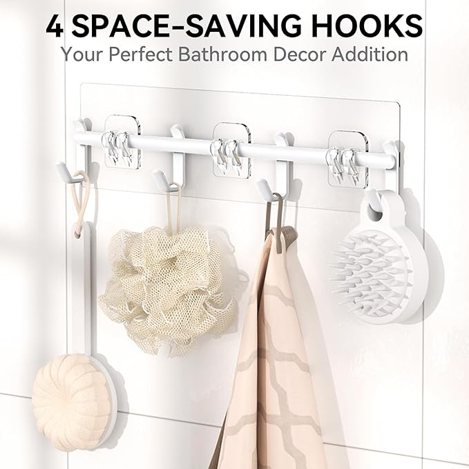 YASONIC Shower Caddy, 6 Pack Large Capacity shower organizer