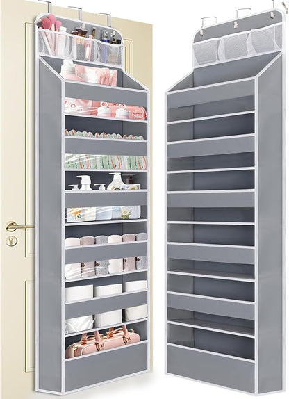 Over the Door Organizer 7 Tiers - 55lb Heavy Duty Door Hanging Organizer