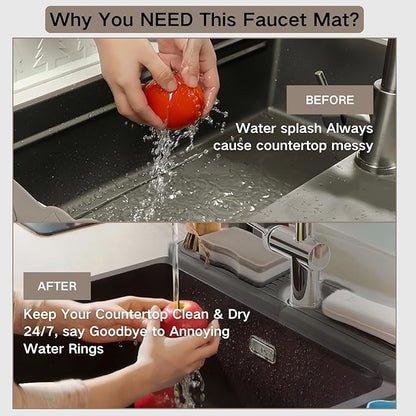 Diatomite Faucet Mat for Kitchen Sink