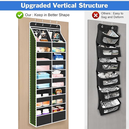 Univivi 6-Shelf Over Door Hanging Organizer Fabric Door Storage
