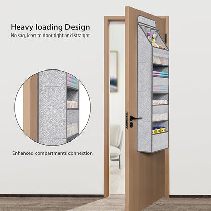 Univivi 5-Shelf Door Storage Over Door Hanging Organizer