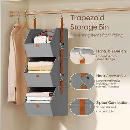 Collapsible Hanging Closet Organizer