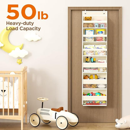 Over The Door Organizer, 6 Shelf Door Hanging Organizers