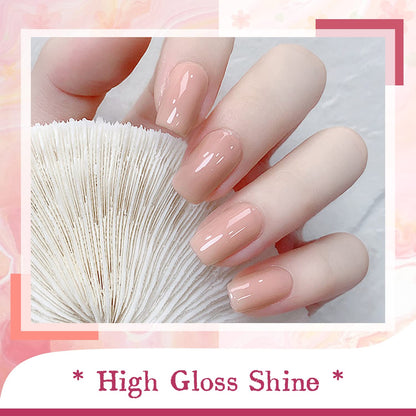 JODSONE Gel Nail Polish Kit with U V Light 32 Colors Gel Polish Nail + 4 Functional Adhesive Bottles Kit Soak Off Manicure Tools Gifts for Women