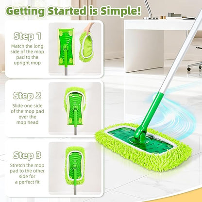 Reusable Microfiber Pads Compatible