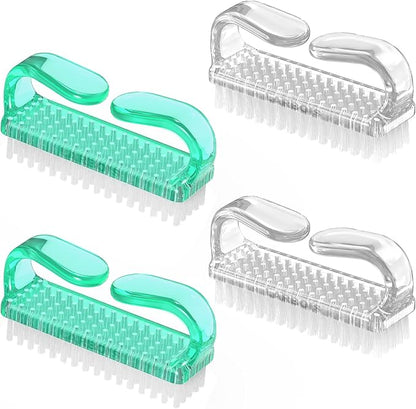 Handle Grip Nail Brush, Hand Fingernail Brush Cleaner Scrubbing Kit Pedicure