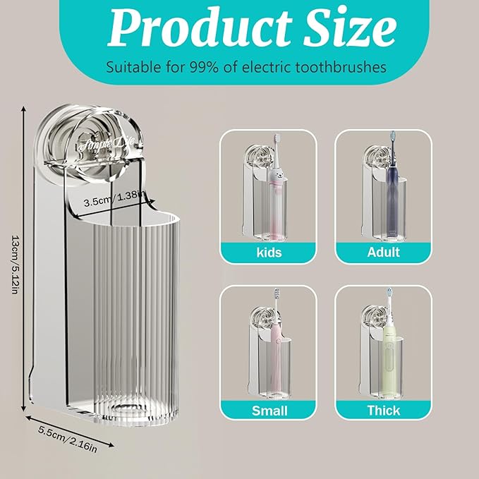 2 Pack Electric Toothbrush Holders