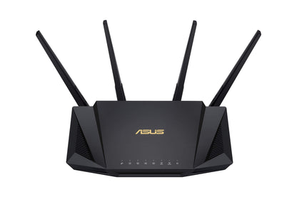 ASUS RT-AX3000 Ultra-Fast Dual Band Gigabit Wireless Router - Next Gen WiFi 6, Adaptive QoS, and AiProtection by Trend Micro | 1x WAN, 4X 1G LAN, 1x USB 3.0 - AiMesh Compatible