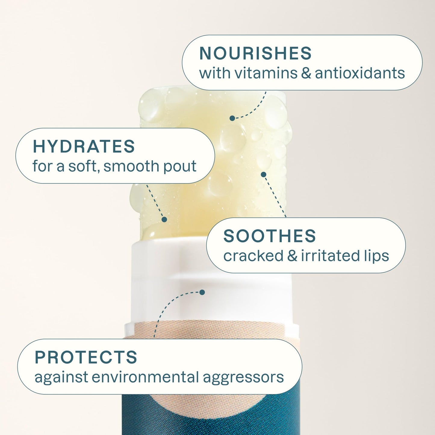 Cliganic Organic Lip Balm Set (6 Flavors) - 100% Natural Hydrating, Moisturizing for Dry Cracked Lips, for Men & Women