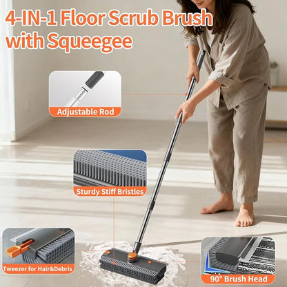 3 in 1 Floor Scrub Brush, Floor Scrubber