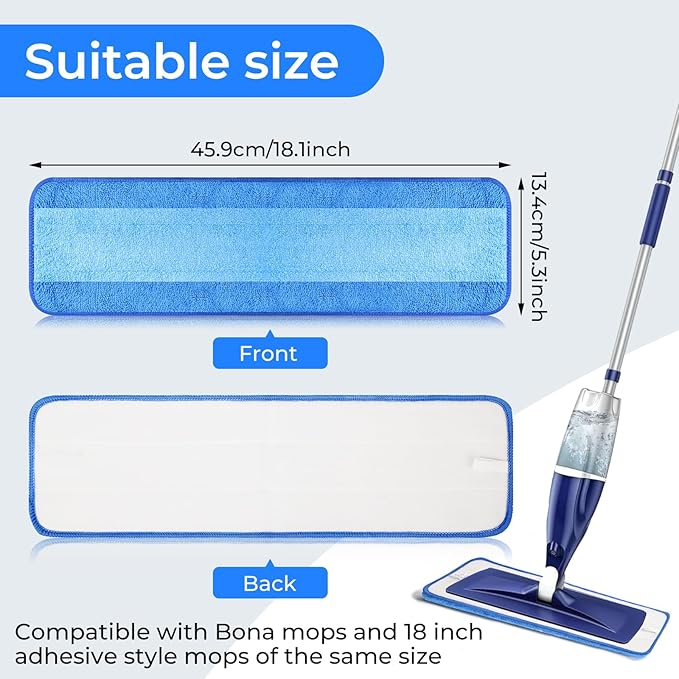 3 Pack Microfiber Cleaning Pads are Compatible