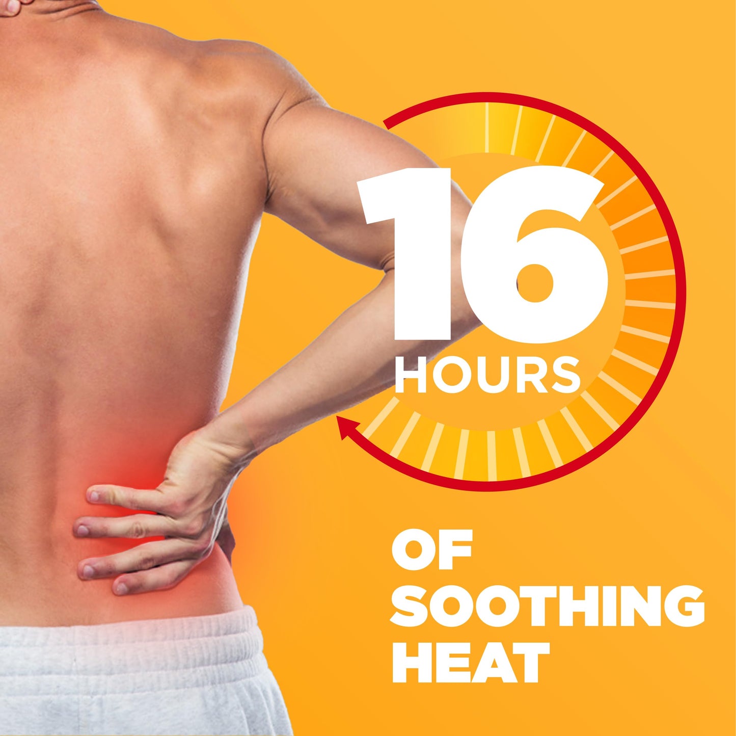 ThermaCare Advanced Back & Hip HeatWraps - Long-Lasting, Disposable Heat Therapy for Lower Back Pain, Muscle Soreness, & Herniated Discs - Drug-Free - L/XL - (10-Count)