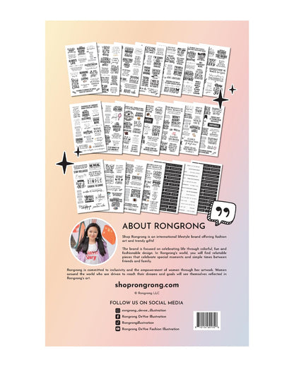There is a Quote for That – Funny, Witty & Inspirational Planner Sticker Book for Adults – Bold Typography Stickers for Journals, Scrapbooks, and Bullet Planning