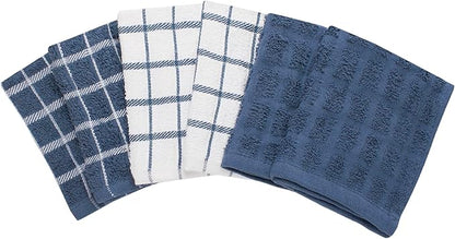 Ritz Premium 100% Cotton Terry Check Kitchen Dish Cloths