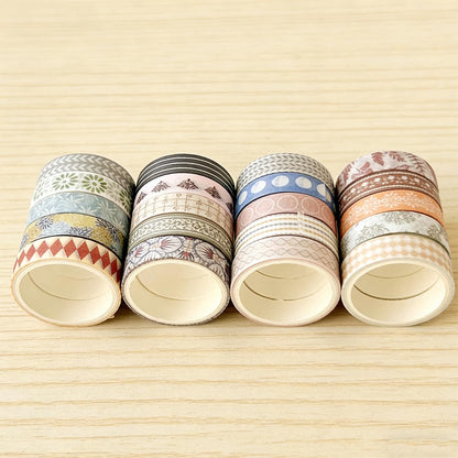 LXFNDZW Washi Tape Set Arts & Crafts Tape Multipack Decorative Book Washi Tape for DIY Arts, Crafts, Journals, Planners, Scrapbooking & Gift Wrapping