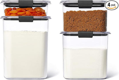 Rubbermaid Brilliance Pantry Food Storage Containers