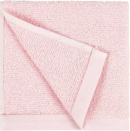 Amazon Basics Highly Absorbent, Fast Drying 100% Cotton Washcloths