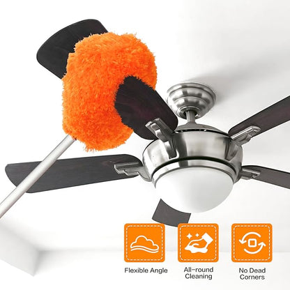 Ceiling Fan Cleaner Duster Reusable Microfiber Ceiling Fan Blade Cleaner
