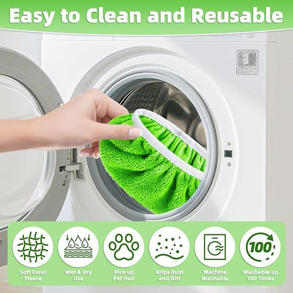 Reusable Dry Sweeping Cloths Microfiber Wet Pads Refill Compatible
