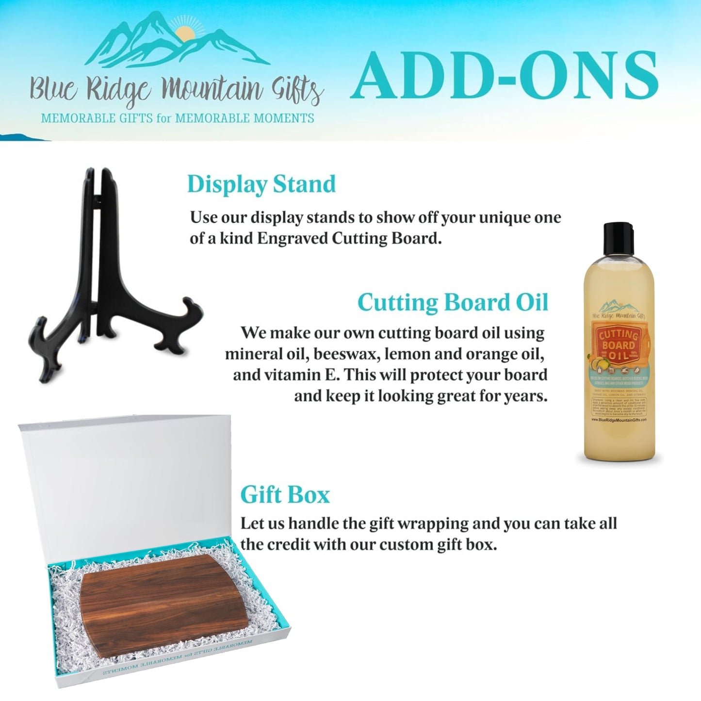 Blue Ridge Mountain Gifts Personalized Laser Engraved Wooden Cutting Board New Home Essentials - Customized Chopping Board for Weddings, Anniversaries, Birthdays or Mother's Day