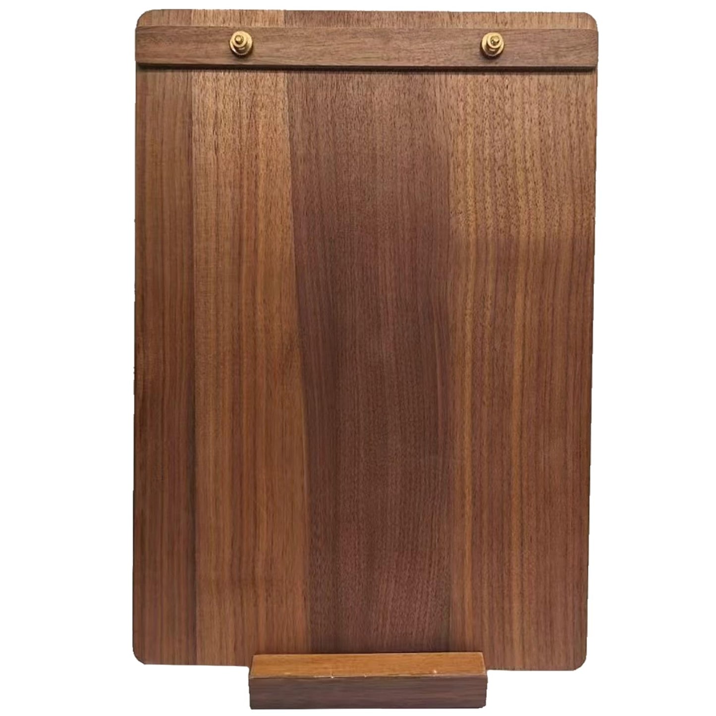 ASxylqt Walnut Wood Desktop Menu Sign Holder with Stand