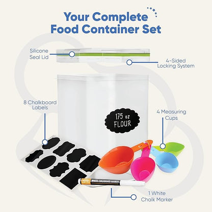 Chef's Path Large Airtight Food Storage Containers