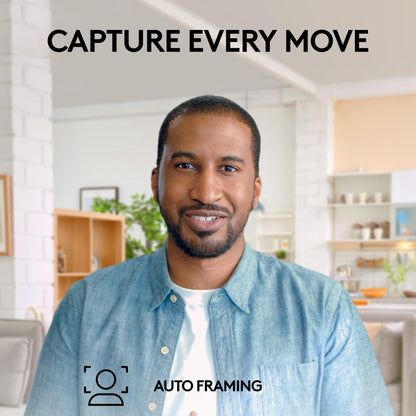 Logitech Brio 505 Full HD 1080p Webcam with auto Light Correction, framing, Dual Noise Reduction mics, Privacy Shutter - Works with Teams, Meet, Zoom, TAA Compliant.