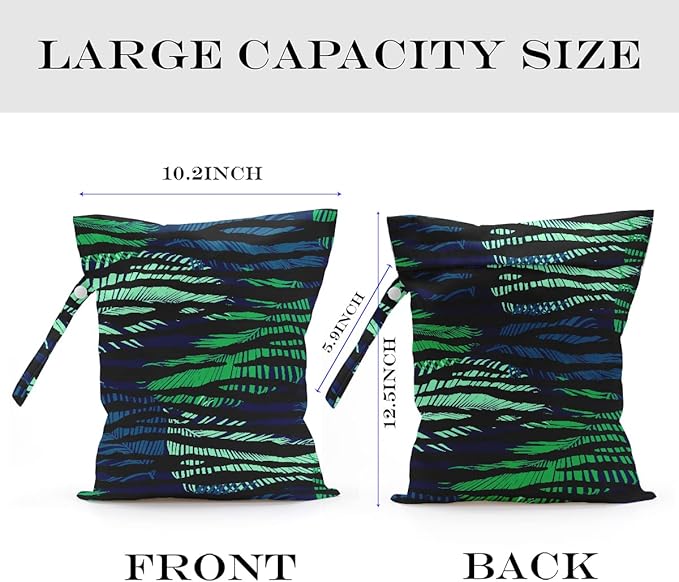 Wet Bag, Wet Dry Bag, Wet Bag for Swimsuit, Dirty Yoga Gym Clothes, Makeup Bag