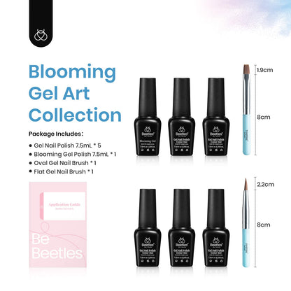Beetles Jelly Gel Nail Polish Set, 6 Colors Milky White Nude Pink Brown Sheer Gel Polish Kit Nail Concealer Translucent Effect Soak Off Uv French Nail Art Gift for Women Ultimate Monochrome Collection