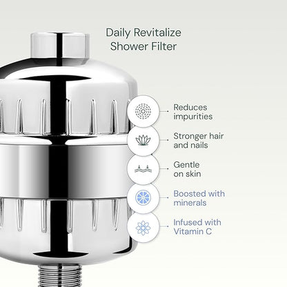 AquaBliss High Output Revitalizing Shower Filter - Reduces Dry Itchy Skin, Dandruff, Eczema, and Dramatically Improves The Condition of Your Skin, Hair and Nails - Oil Rubbed Bronze (SF100-ORB)