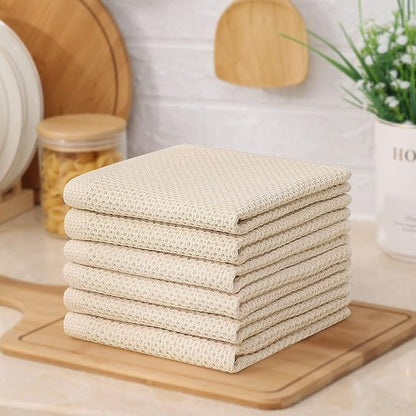 Kitinjoy 100% Cotton Kitchen Dish Cloths