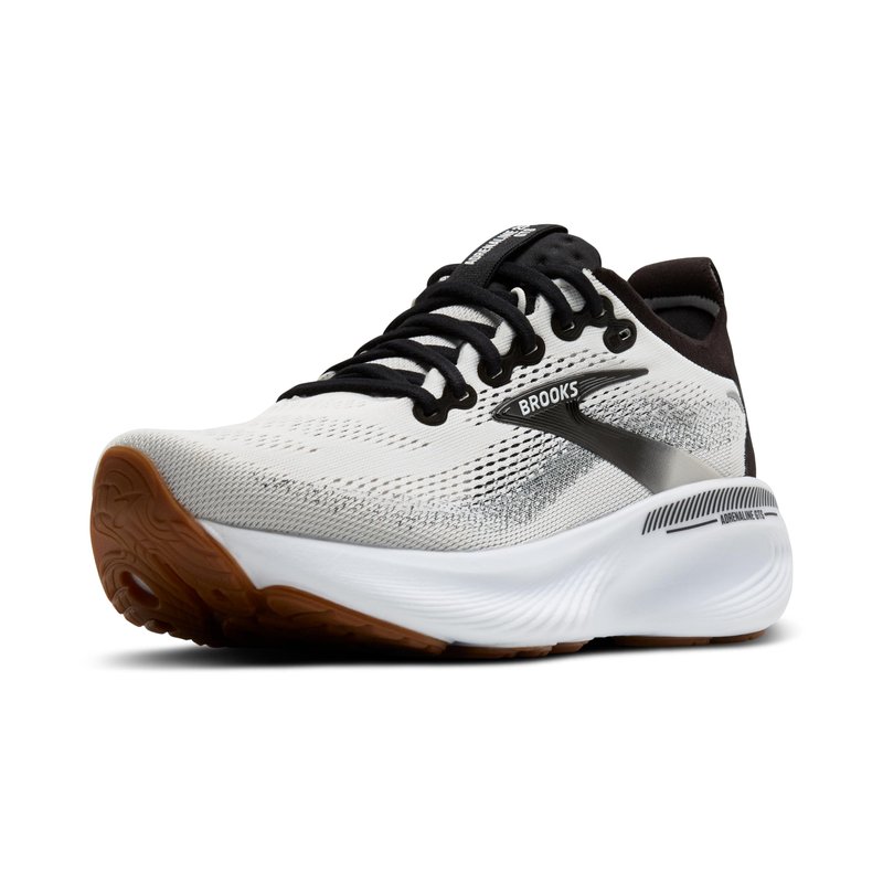 Brooks Women’s Adrenaline GTS 25 Supportive Running & Walking Shoe - White/Black/White - 11 Wide