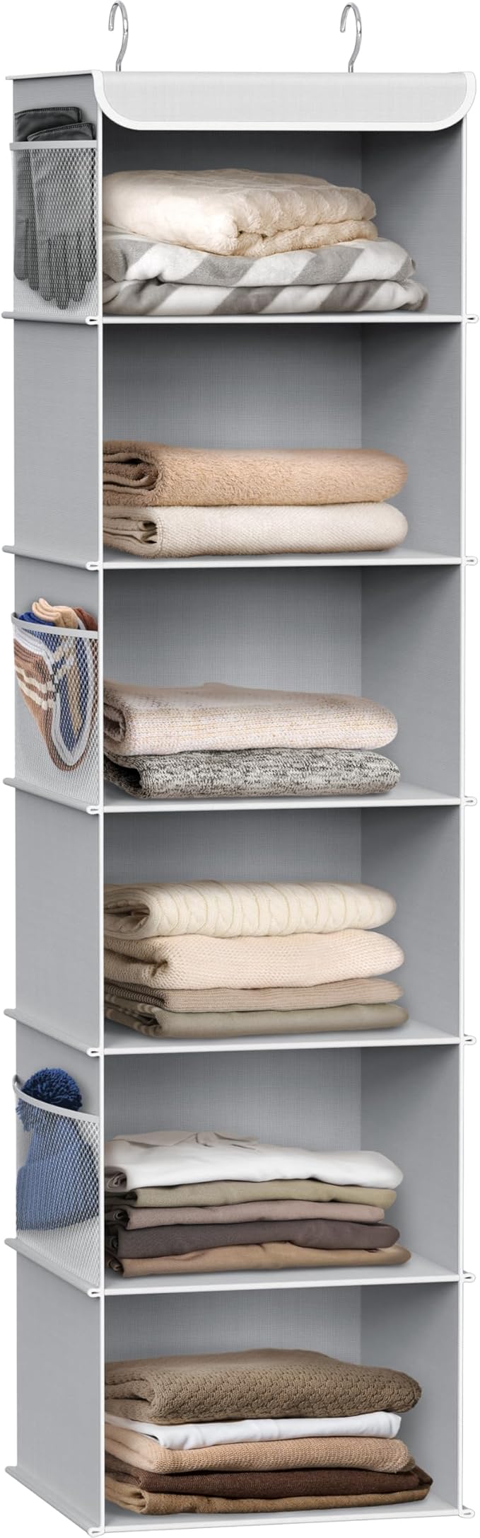 Simple Houseware 6 Shelf Hanging Closet Organizer