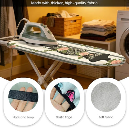 Nuxovilar Ironing Board Cover Needle Cotton 15x54 Inches | Ironing Board Cover