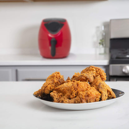 Deco Chef 5.8QT (19.3 Cup) Digital Electric Air Fryer with Accessories and Cookbook- Air Frying, Roasting, Baking, Crisping, and Reheating for Healthier and Faster Cooking (Black)