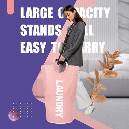Caroeas 90L Laundry Basket, Waterproof Laundry Hamper, Laundry Bag