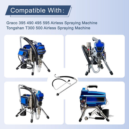 2025 New Stainless Steel Suction Hose, Airless Paint Sprayer Accessories, Compatible With Graco 395 490 495 595 And T300 500 Airless Spraying/Line Painting Machine