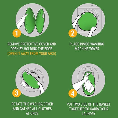 Laundry Turtle Collapsible Laundry Basket | Revolutionary Foldable Laundry