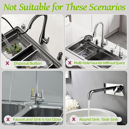 Stone Faucet Mat for Kitchen Sink, Diatomite Quick Dry Kitchen Sink Splash Guard