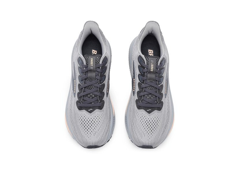 Brooks Women's Ghost 17 Alloy/Blackened Pearl/Peach 11 Medium