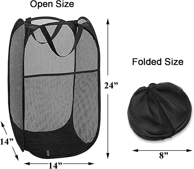 Mesh Pop up Laundry Hamper