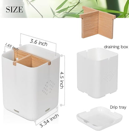 Toothbrush Holders for Bathroom Countertop, Detachable Electric Toothbrush