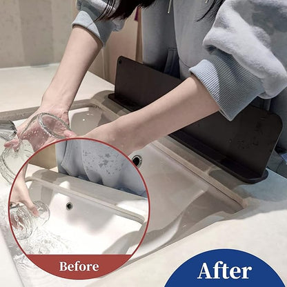 Silicone Sink Splash Guard for Kitchen Faucet – 17.3" Water Splash Guard