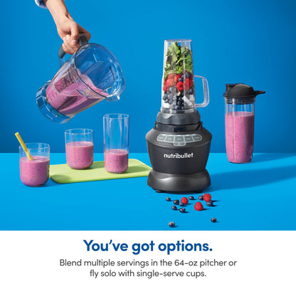 nutribullet Full-Size Blender Combo 1200W – NBF50500 - Dark Gray