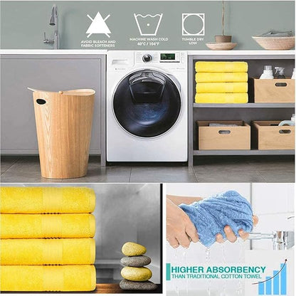 Lchkrep 2 Pack Cotton Hand Towels, Cotton Salon Thick Towels